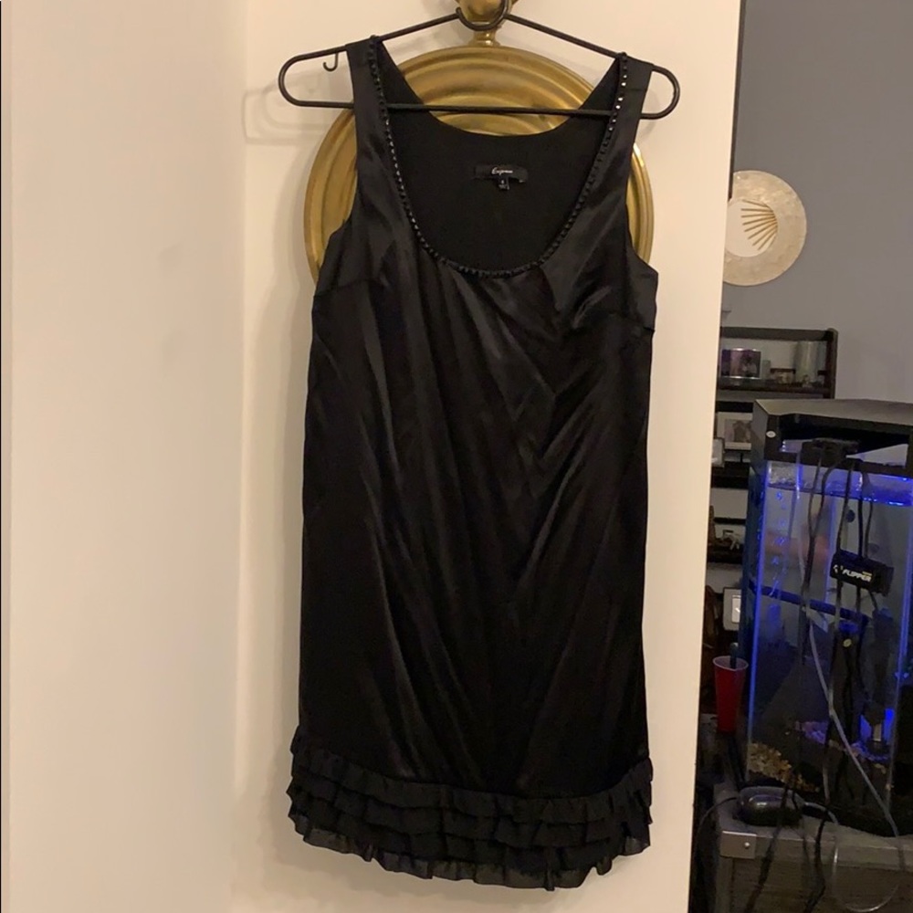 Black cocktail dress